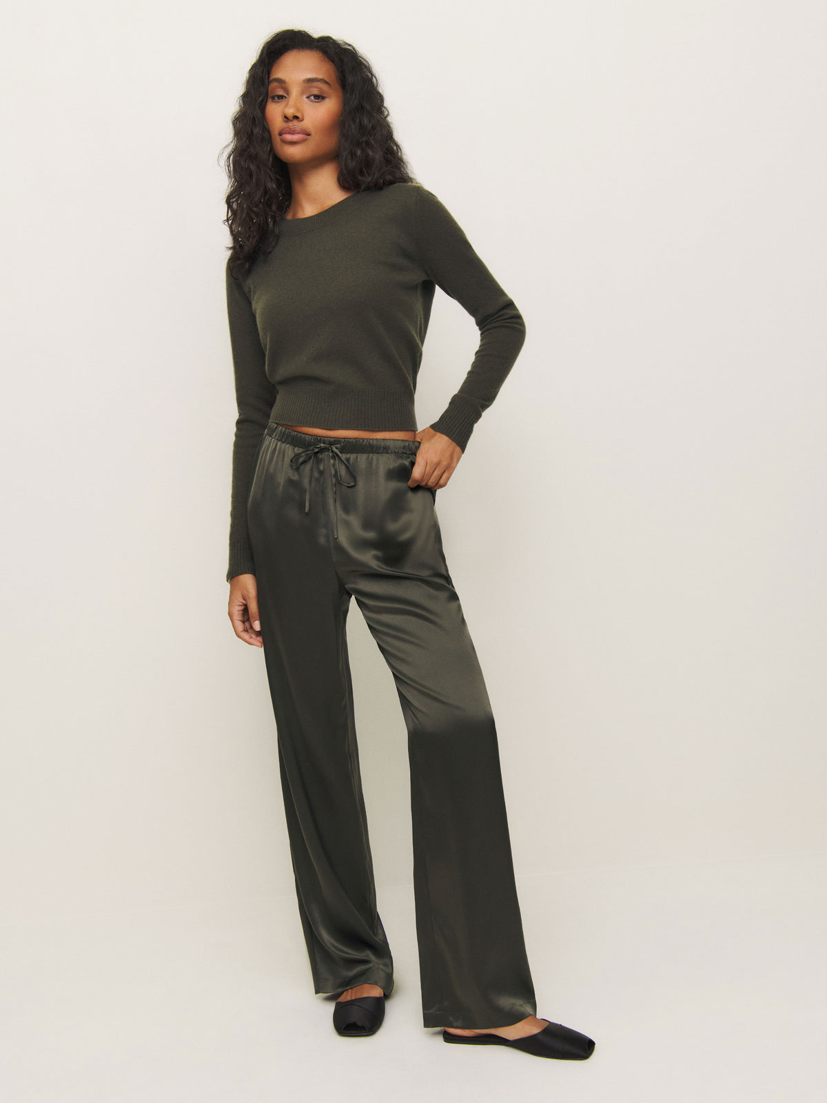 olina silk pant