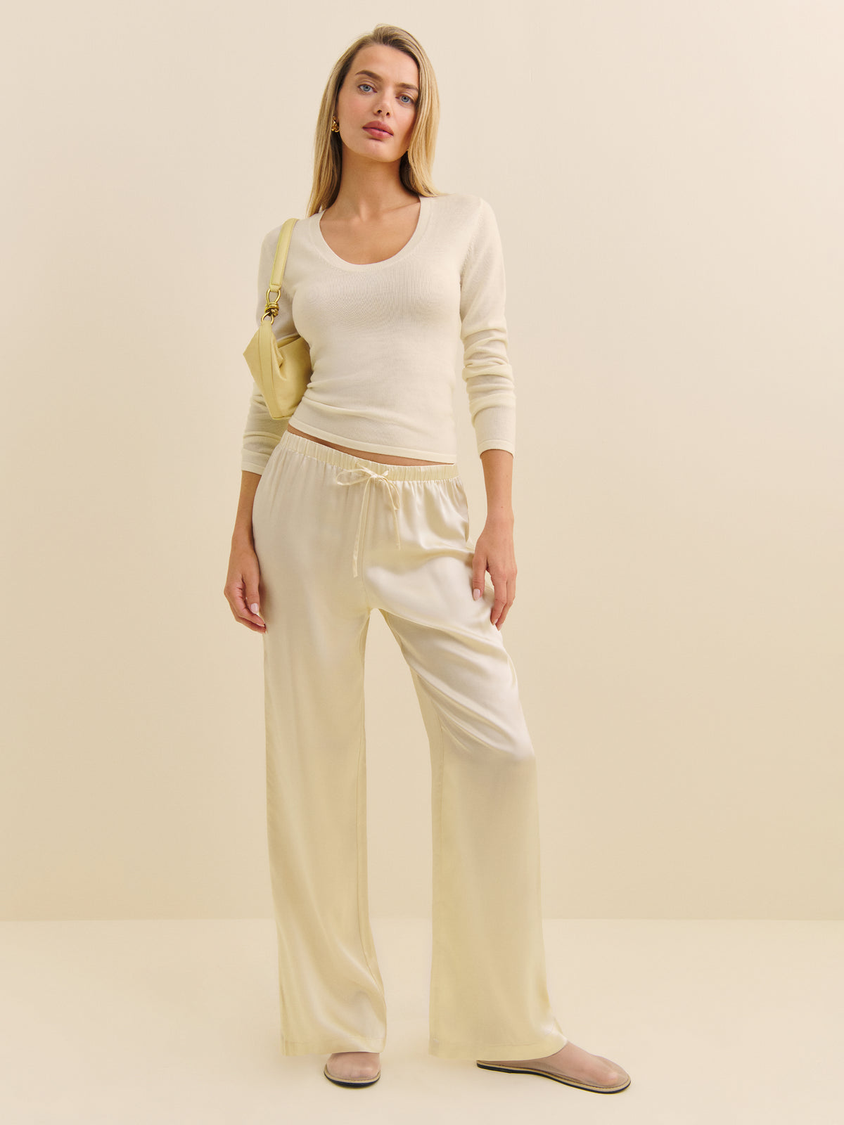 olina silk pant