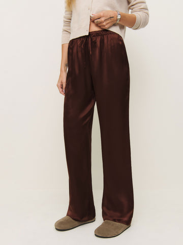 olina silk pant