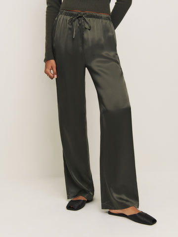 olina silk pant