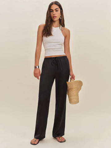 olina silk pant