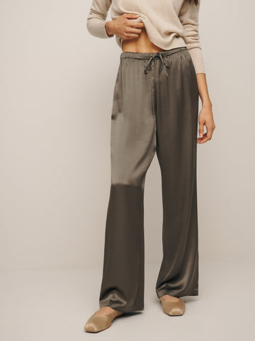 olina silk pant
