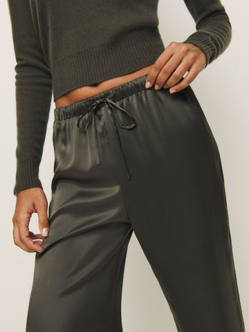olina silk pant