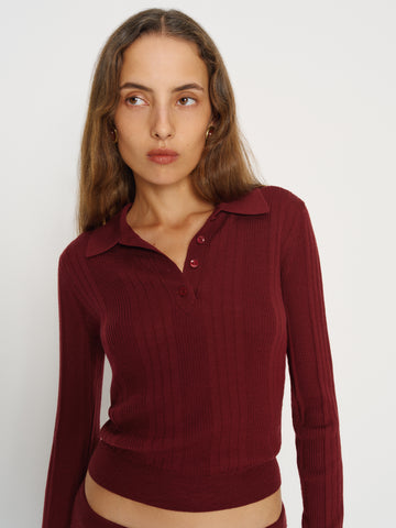 hermia regenerative merino polo