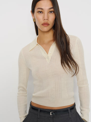 hermia regenerative merino polo