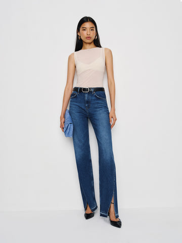 val 90s mid rise straight jeans