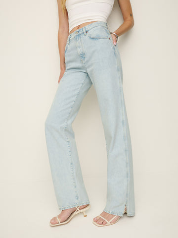 val 90s mid rise straight jeans