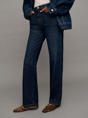 val 90s mid rise straight jeans