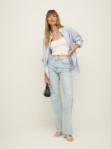 val 90s mid rise straight jeans
