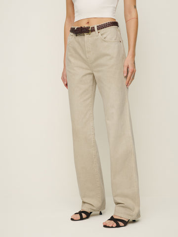 val 90s mid rise straight jeans