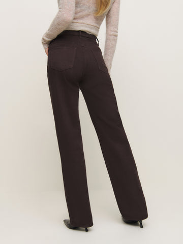 val 90s mid rise straight jeans