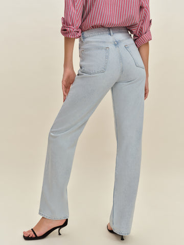 val 90s mid rise straight jeans