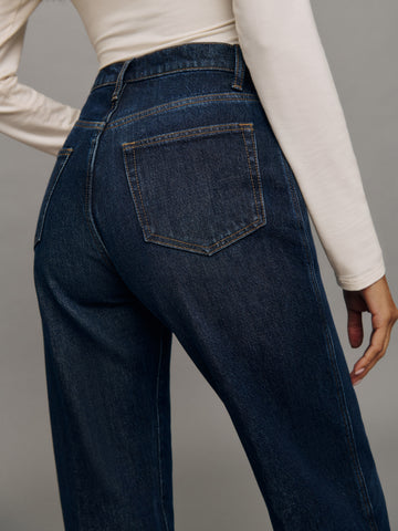 val 90s mid rise straight jeans