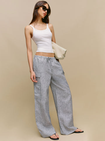ethan linen pant