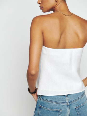 spritz linen top