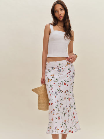 layla linen skirt