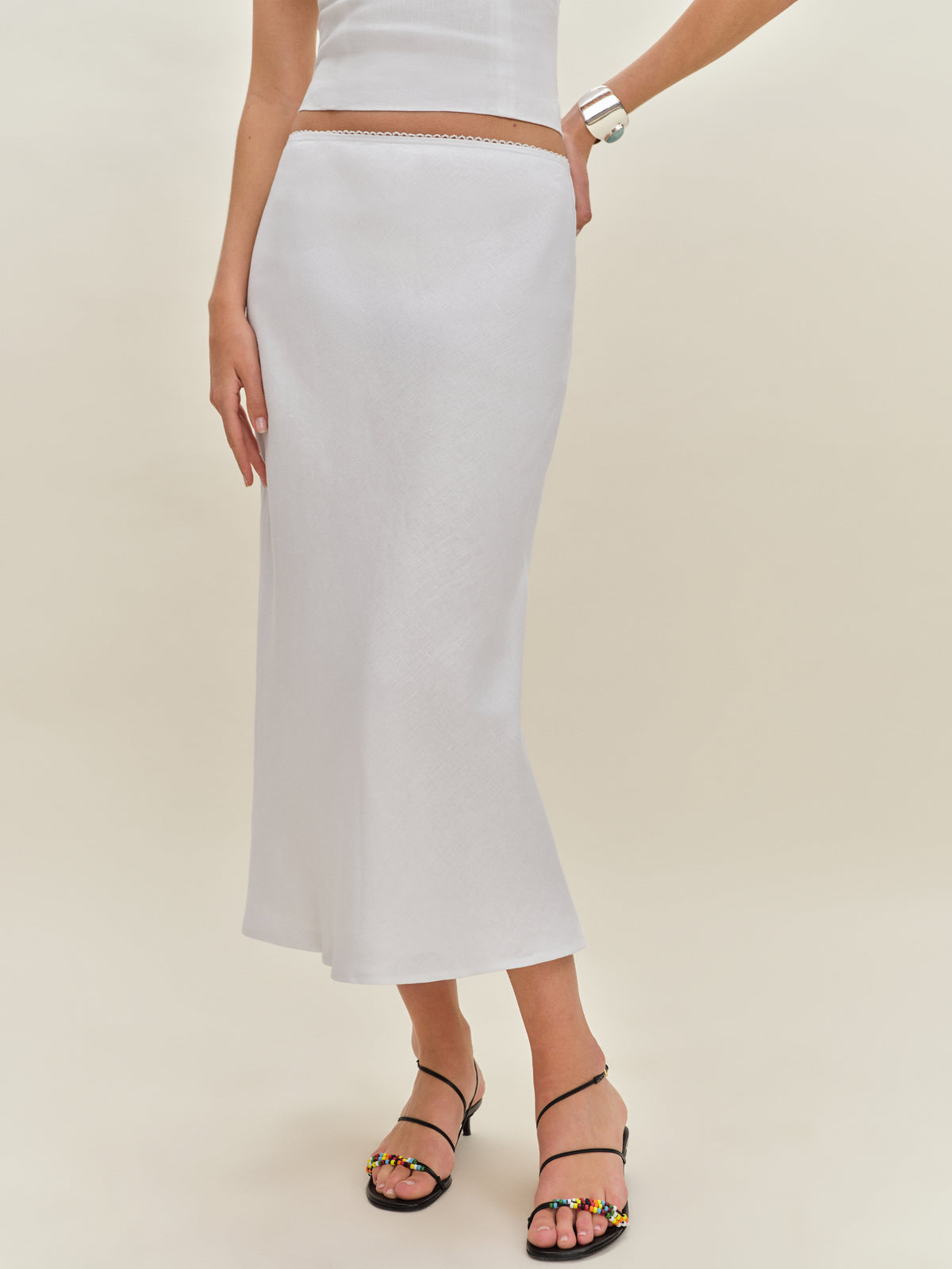 layla linen skirt