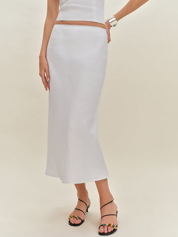 layla linen skirt