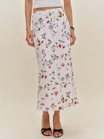 layla linen skirt
