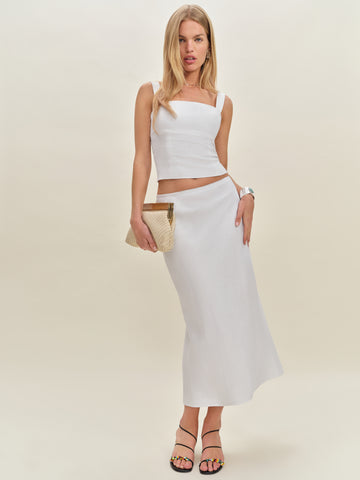 layla linen skirt