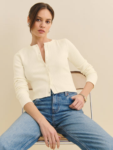 joanne cotton cardigan