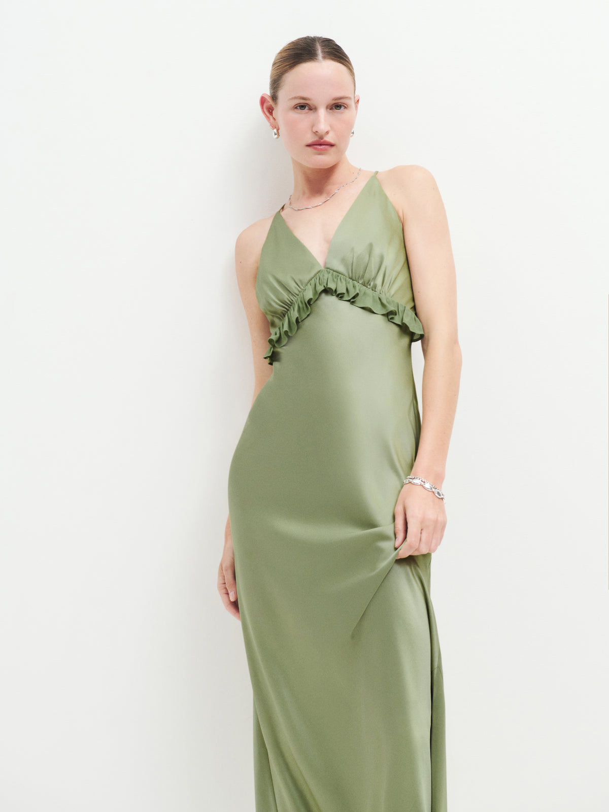 madrigal satin dress