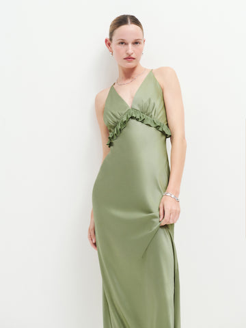 madrigal satin dress