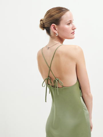 madrigal satin dress