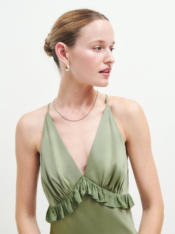 madrigal satin dress