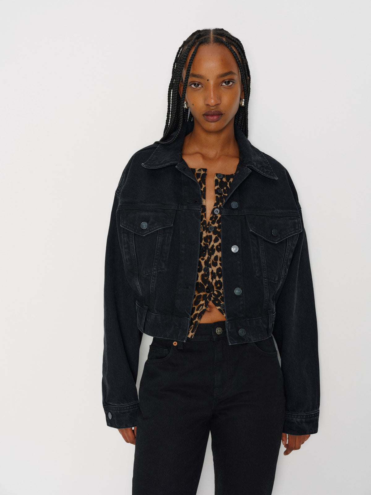 jori cropped denim jacket