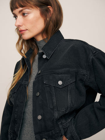 jori cropped denim jacket