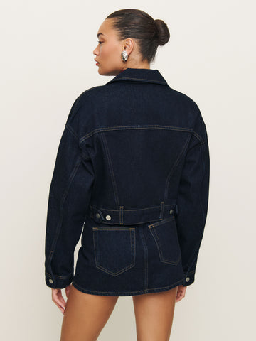 jori cropped denim jacket