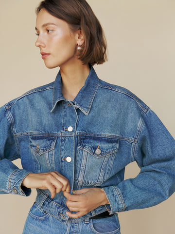 jori cropped denim jacket