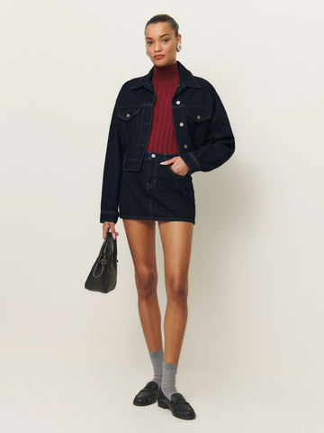 jori cropped denim jacket