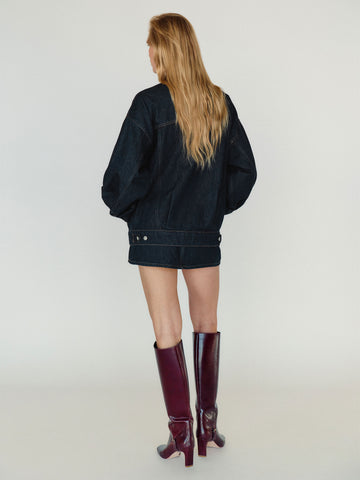 brooks oversized denim jacket