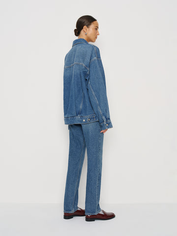 brooks oversized denim jacket