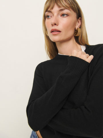 dana cashmere crew sweater