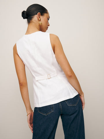 aspen linen top