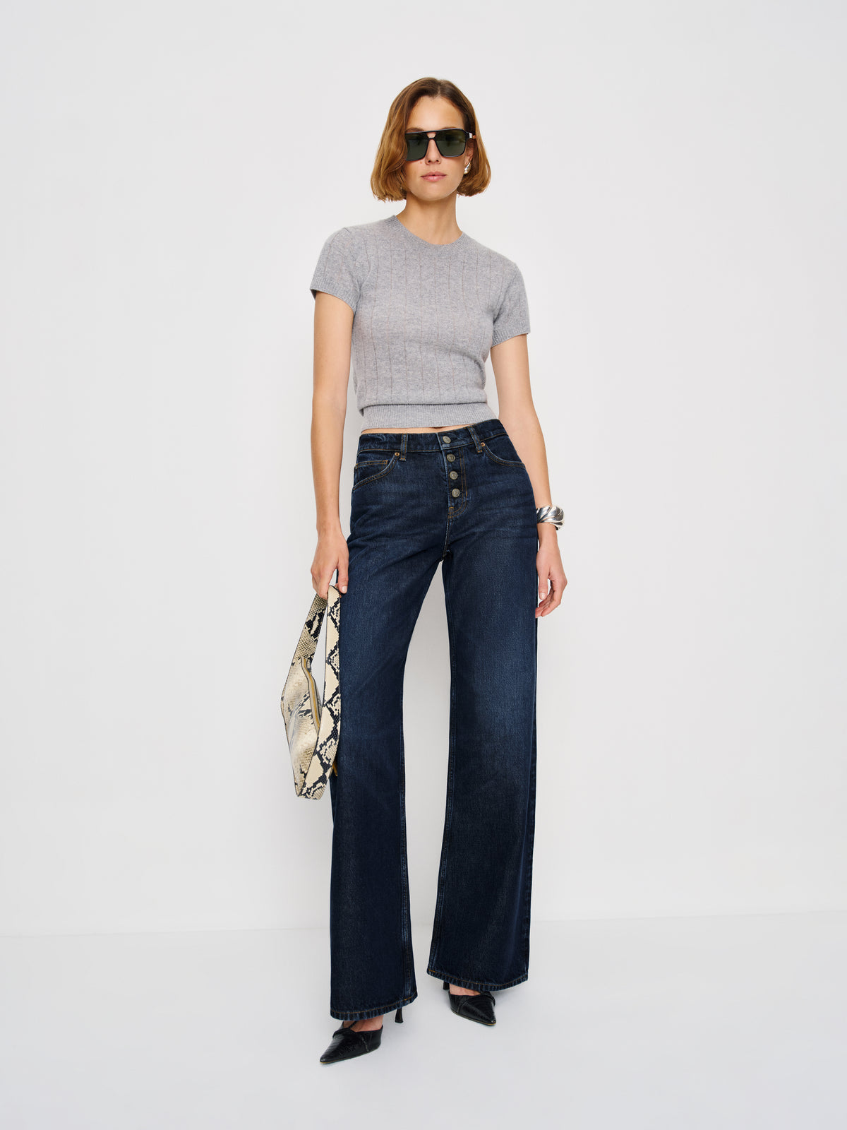 cary low rise slouchy wide leg jeans