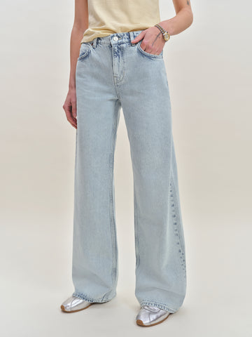 cary low rise slouchy wide leg jeans
