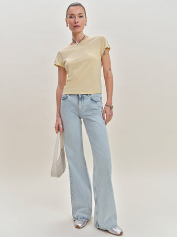 cary low rise slouchy wide leg jeans