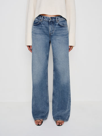 cary low rise slouchy wide leg jeans