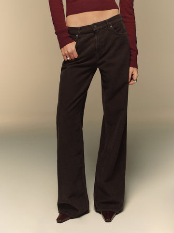 cary low rise slouchy wide leg jeans