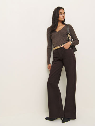cary low rise slouchy wide leg jeans