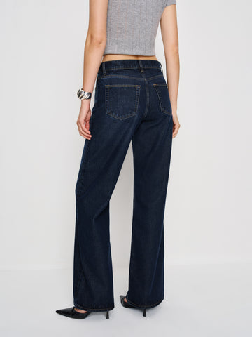 cary low rise slouchy wide leg jeans