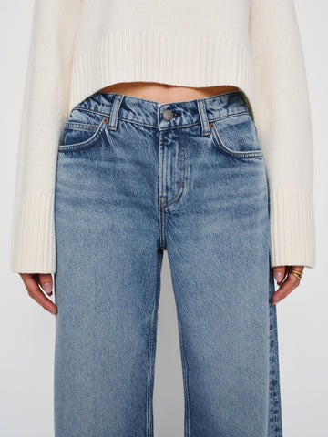 cary low rise slouchy wide leg jeans