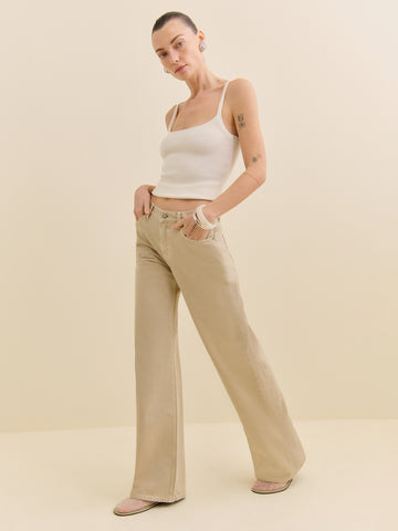 cary low rise slouchy wide leg jeans