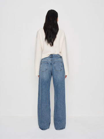 cary low rise slouchy wide leg jeans