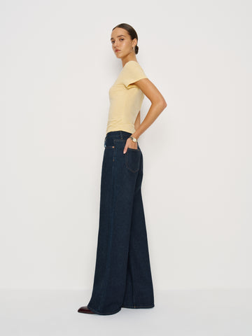 cary low rise slouchy wide leg jeans