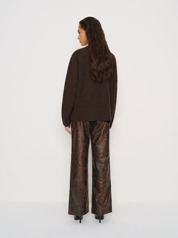 jadey cashmere oversized v-neck sweater